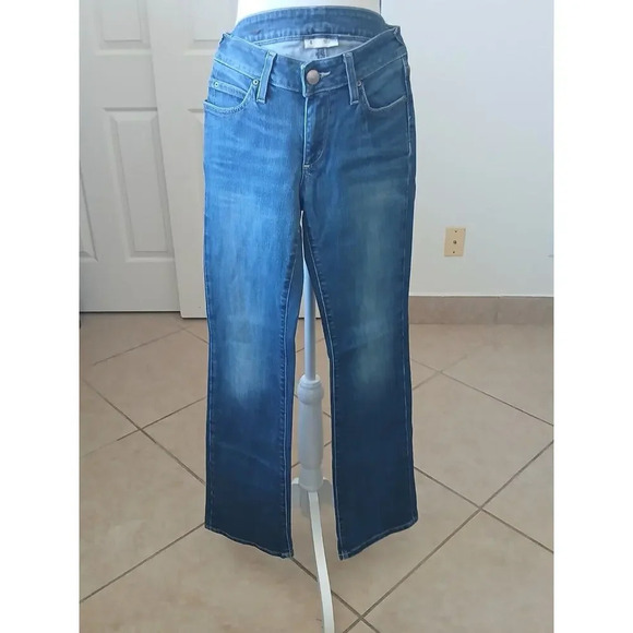 Banana Republic Womens Jeans Size 4 Blue Bootcut Zipper Button - Picture 1 of 16